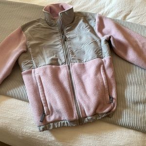 North face fleece jacket - girls medium - Light pink